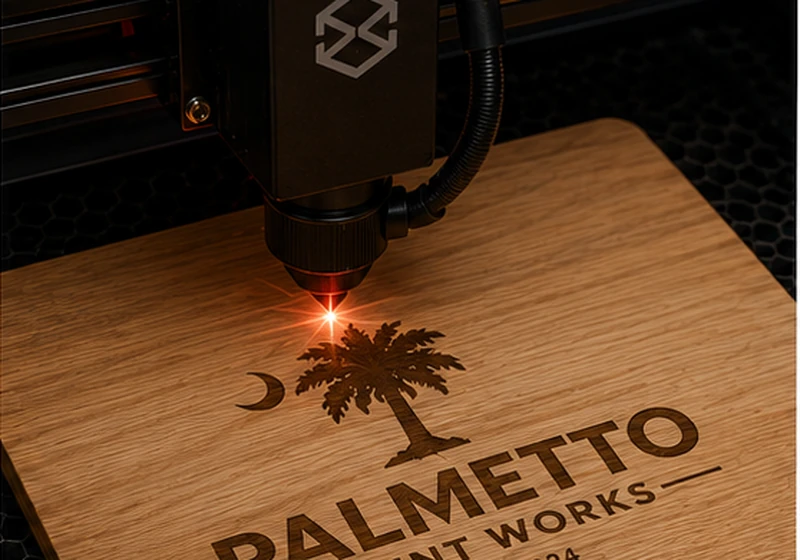 Precision laser engraving on suitable materials